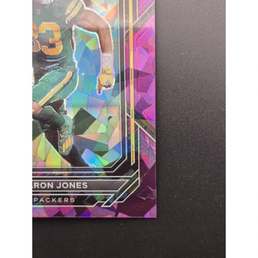 2022 Panini Prizm Aaron Jones #104 Purple Ice‎ /225 Green Bay Packers